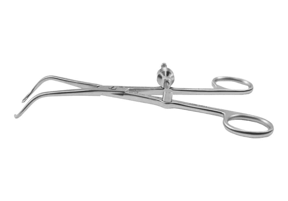 Speed Lock Reduction Forceps with Angled Points MPR Orthopedics