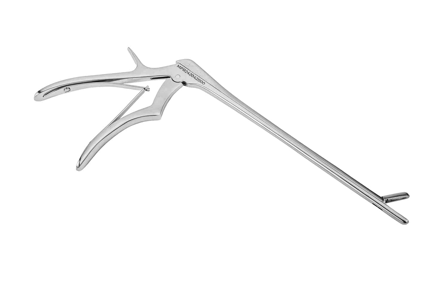 MPR Grasping Cement Rongeur, Serrated Teeth, Short Wide - Image 3