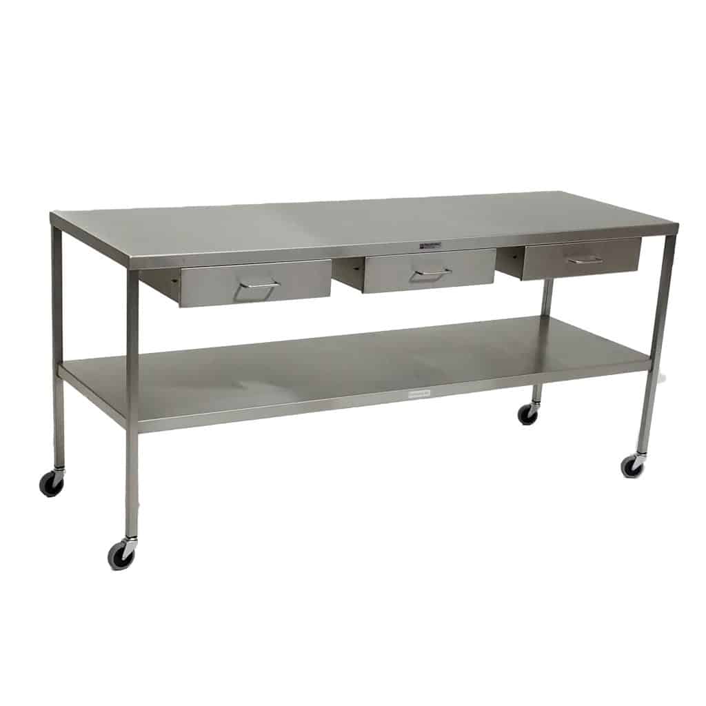 Instrument Tables With Drawers Mpr Orthopedics