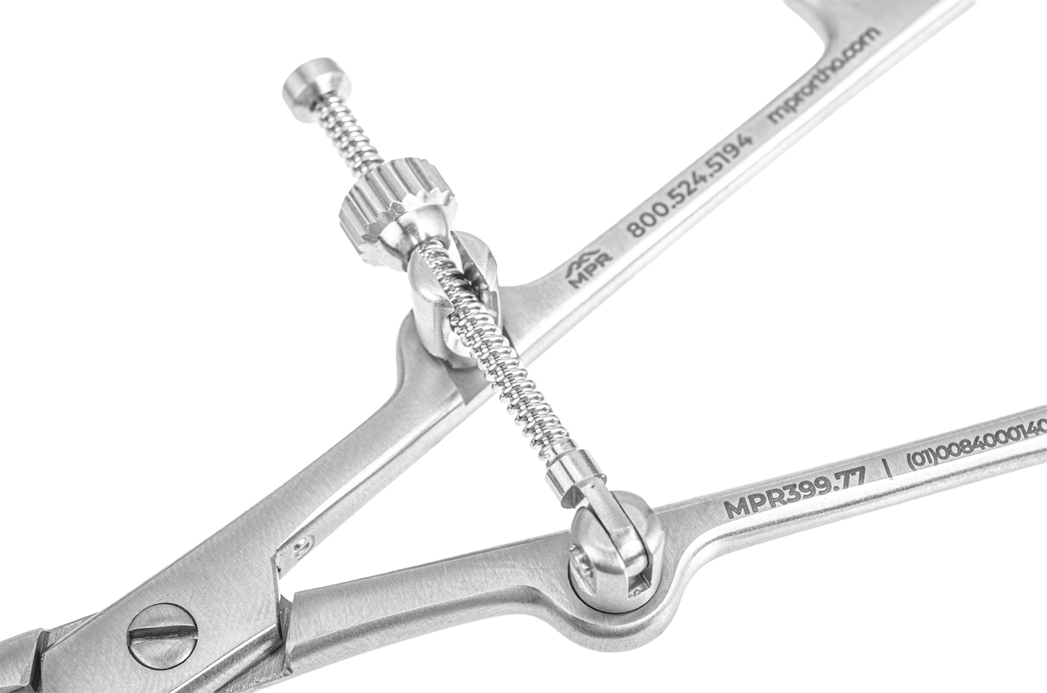 MPR Reduction Forceps w/ Points, Speed-Lock, 5.3" - Image 3